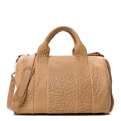 Alexander Wang Pebbled Lambskin Rocco Latte Nickel Hardware 1 of 5