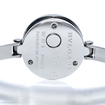 Bulgari Stainless Steel Diamond Blue Mother of Pearl 22mm B.zero1 Quartz Watch 4 of 4