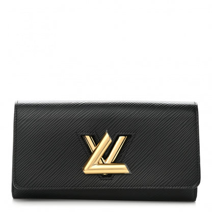 Louis Vuitton Epi Twist Wallet Black 1 of 8