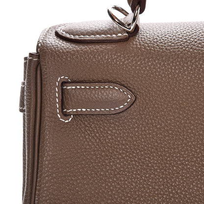 Hermes Togo Kelly Retourne 28 Etoupe 33 of 36