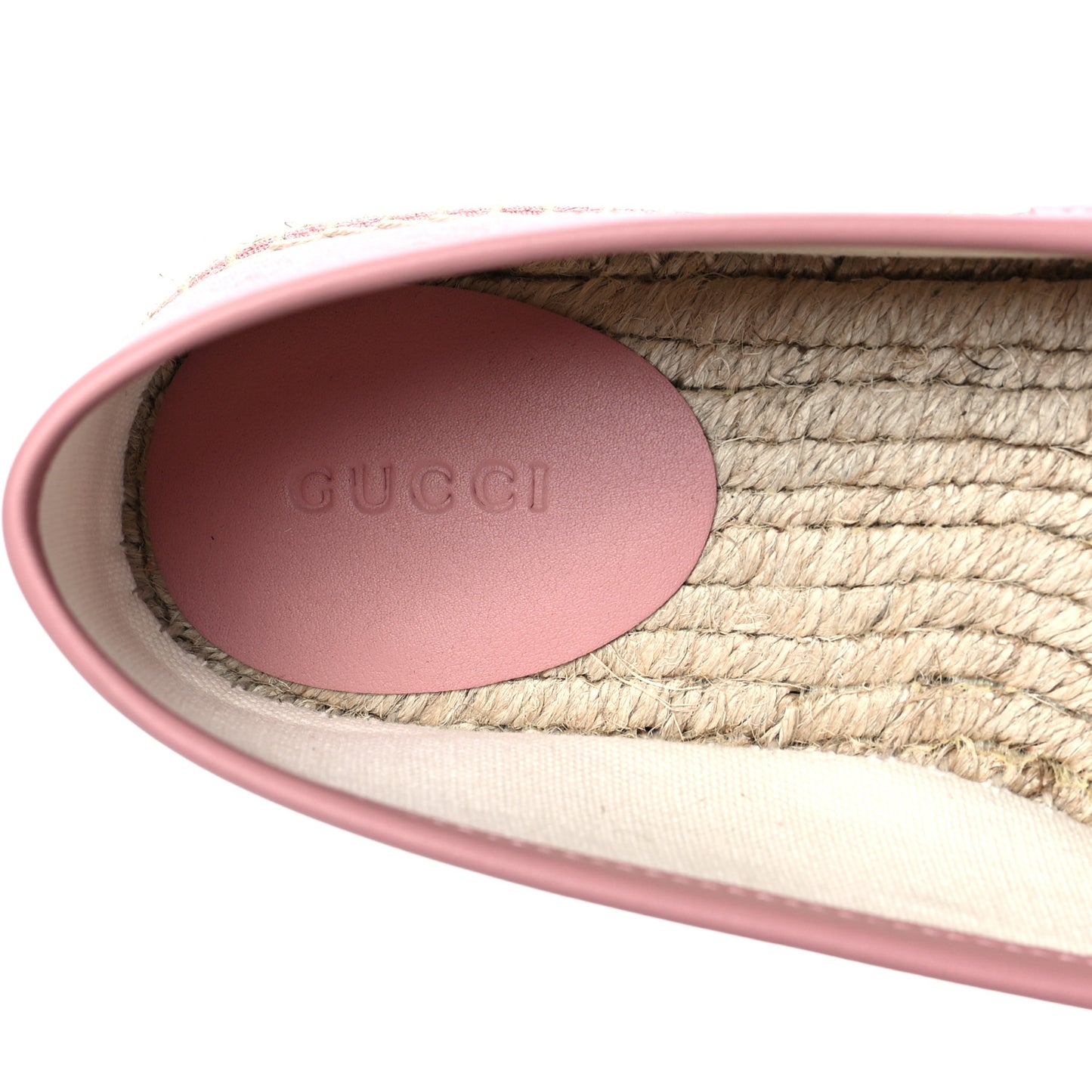 Monogram Espadrilles 37.5 Soft Pink