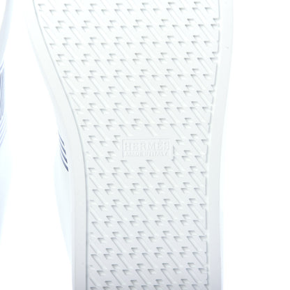 Hermes Calfskin Mens Avantage Sneakers 44 White Marine 6 of 12