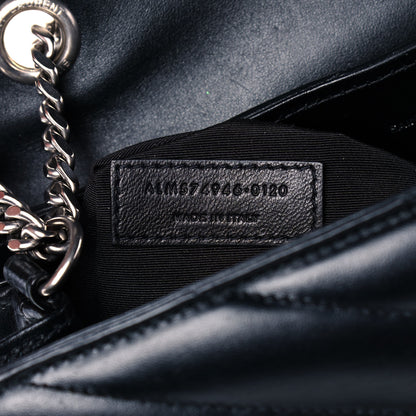 Saint Laurent Calfskin Y Quilted Monogram Medium Loulou Chain Satchel Black 7 of 16