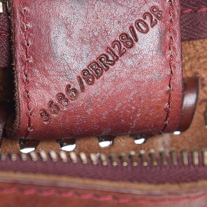 Fendi Calfskin Embossed Metal Oyster Brown 7 of 13