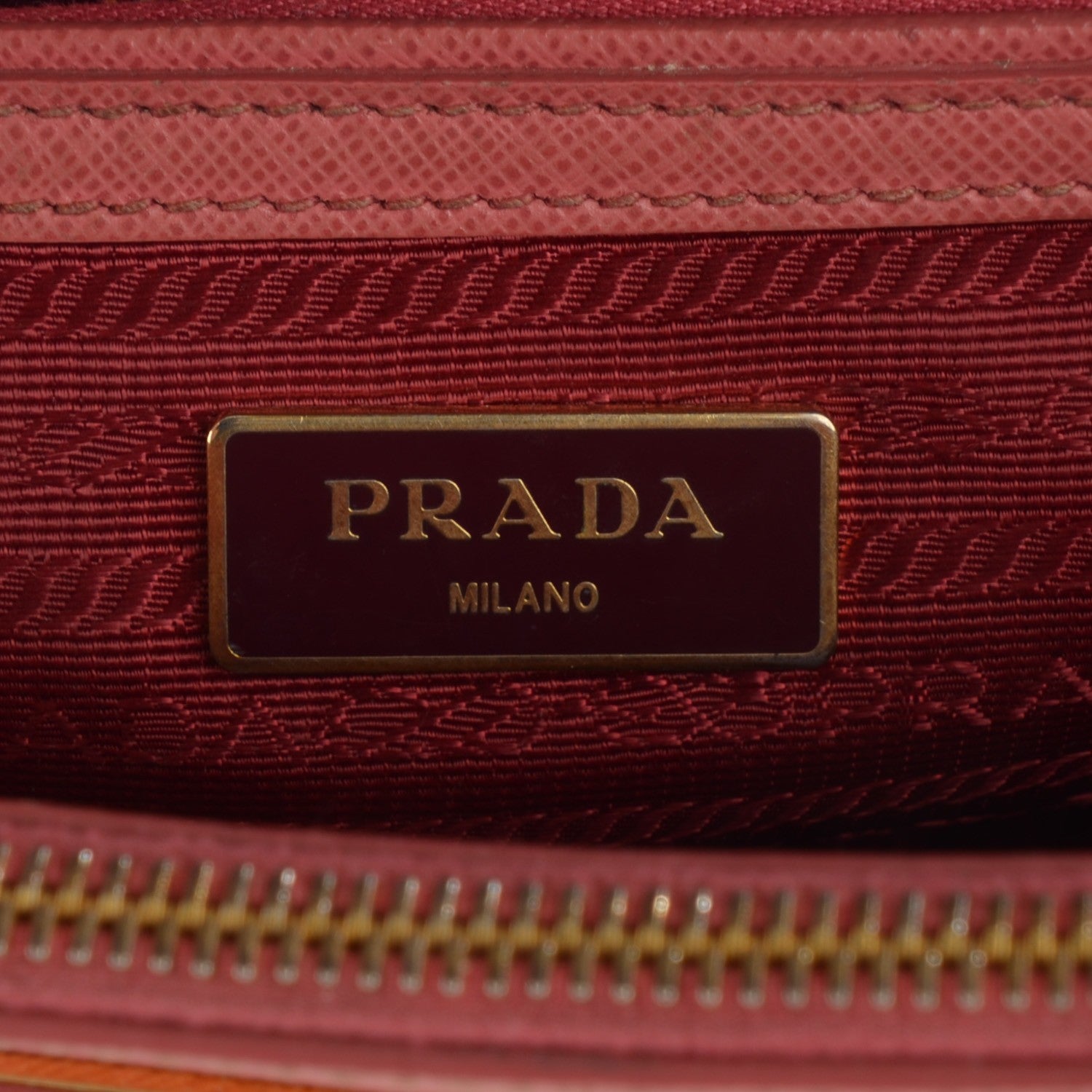 Prada Saffiano Mini Galleria Double Zip Tote Tamaris 12 of 15