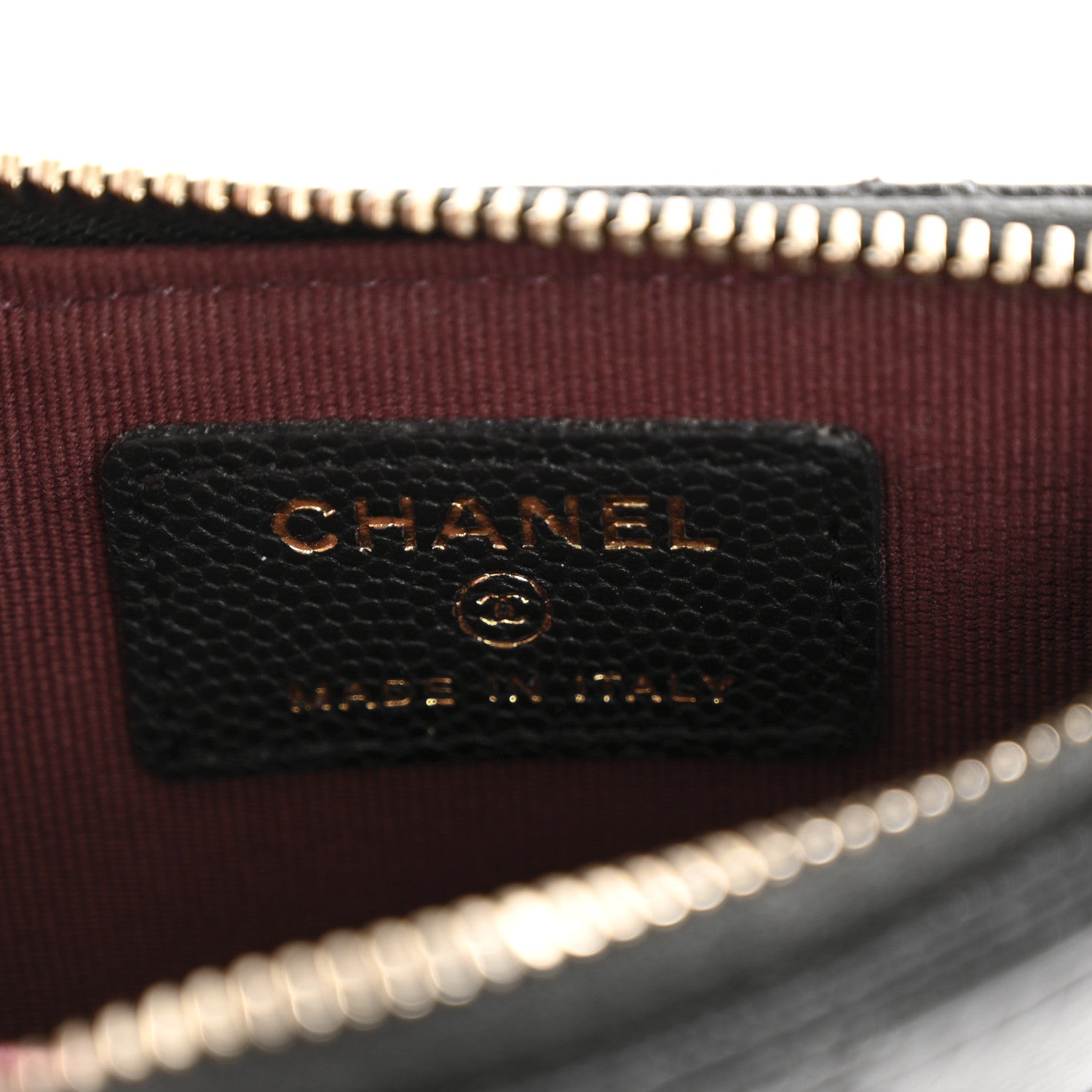 Chanel Caviar Quilted Flap Zip Card Holder Black 6 of 9