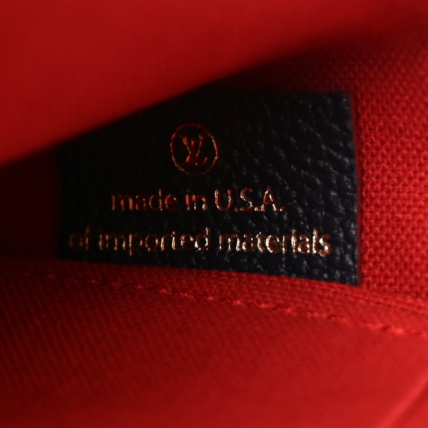 Louis Vuitton Empreinte Pochette Felicie Chain Wallet Marine Rouge 7 of 11