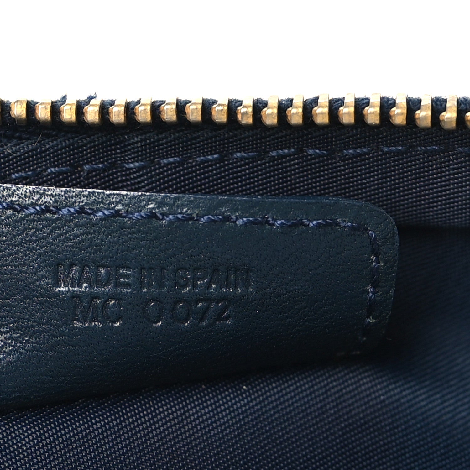 Christian Dior Monogram Mini Saddle Pochette Navy 7 of 11