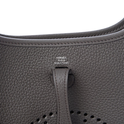 Hermes Taurillon Clemence Evelyne TPM Etain 5 of 10