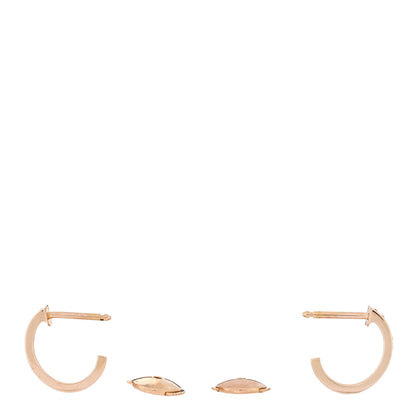 Cartier 18K Pink Gold Small LOVE Hoop Earrings 3 of 6