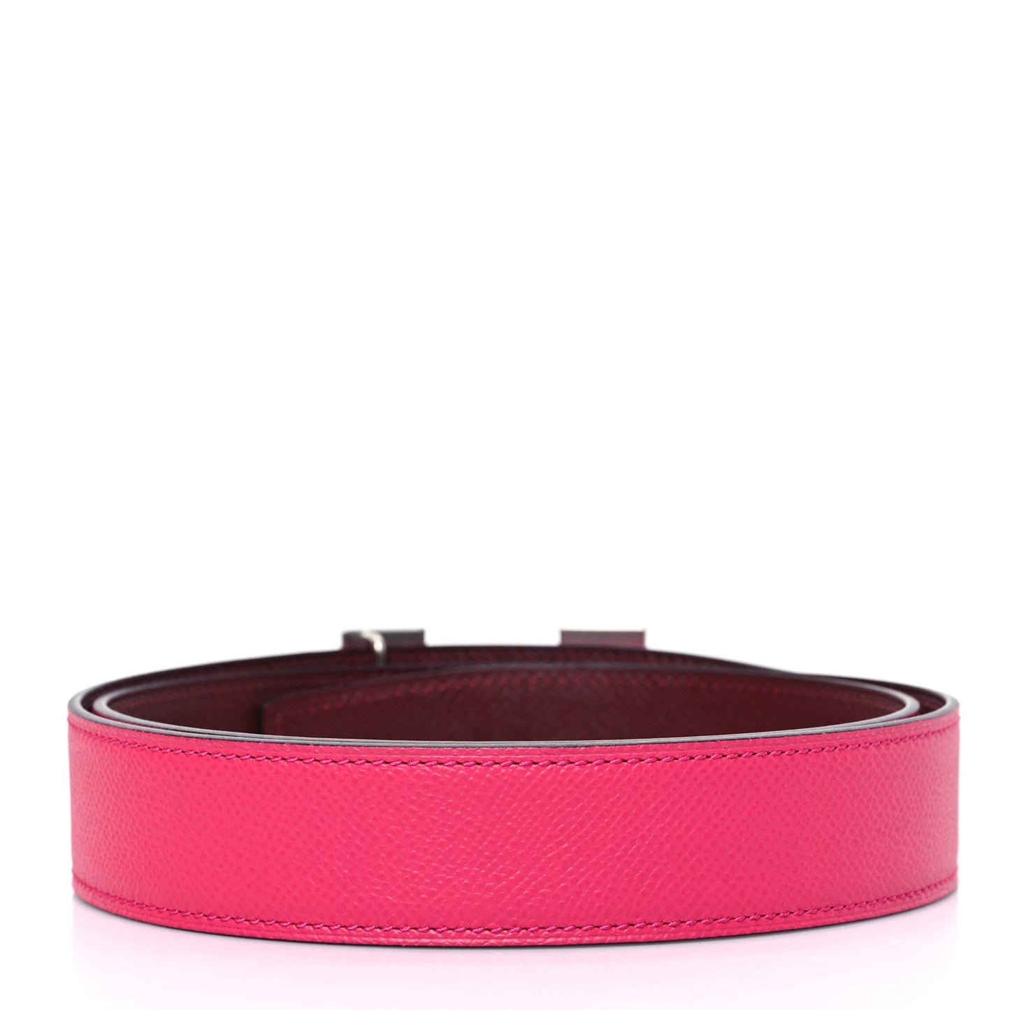 Epsom 32mm H Belt 85 Rose Mexico Rouge H