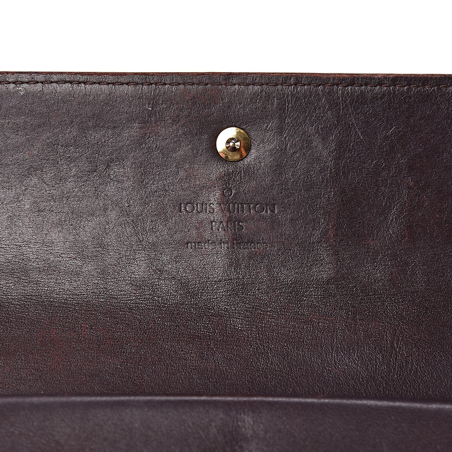 Louis Vuitton Vernis Porte Tresor International Wallet Amarante 7 of 9
