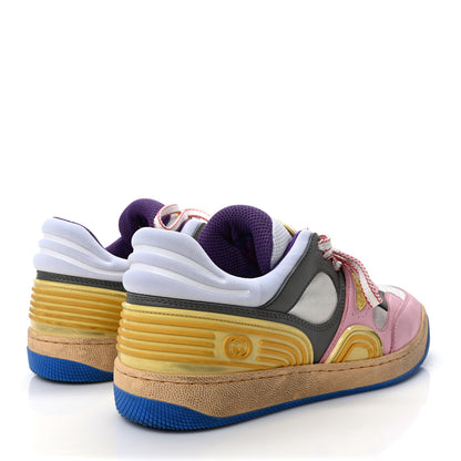 Gucci Demetra Womens Basket Low Top Sneakers 37 Sugar Pink Great White Dusty Grey 4 of 10