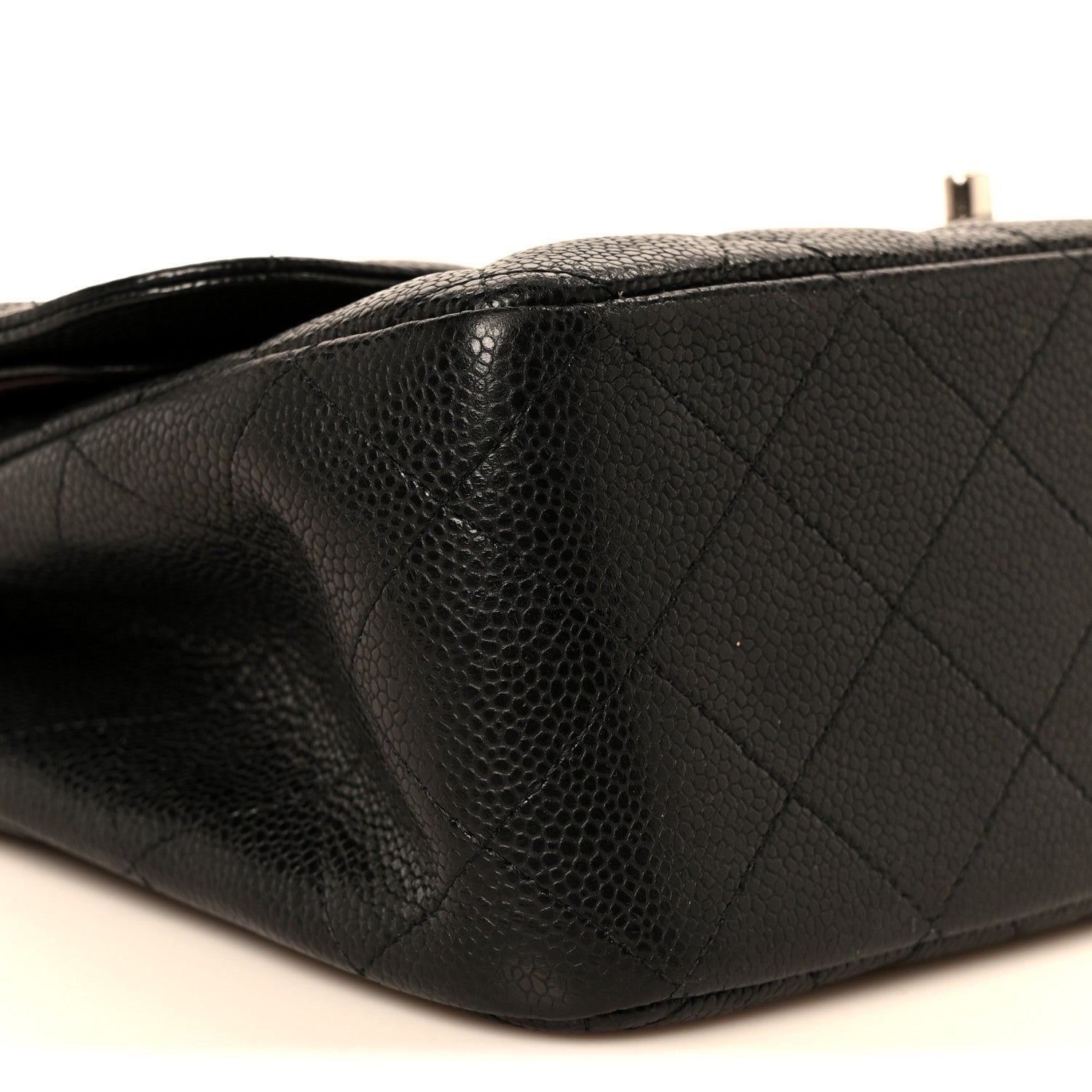 Chanel Caviar Quilted Jumbo Double Flap Black 10 of 11