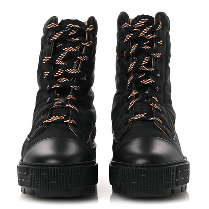Hermes Calfskin Parachute Fresh Ankle Boots 38 Black 3 of 12