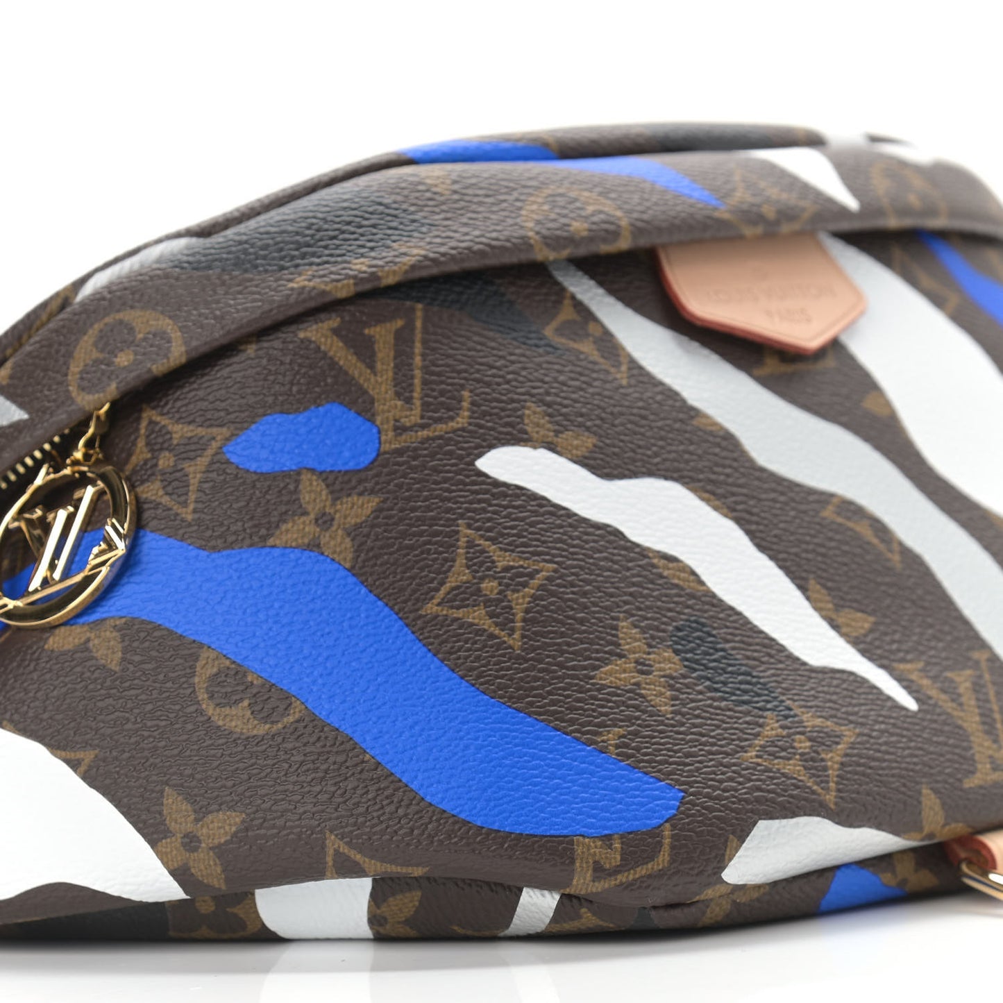 X LOL Monogram Bumbag Blue Silver