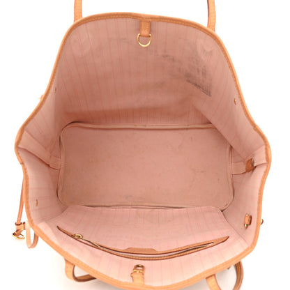 Louis Vuitton Damier Azur Neo Neverfull MM Rose Ballerine 5 of 11