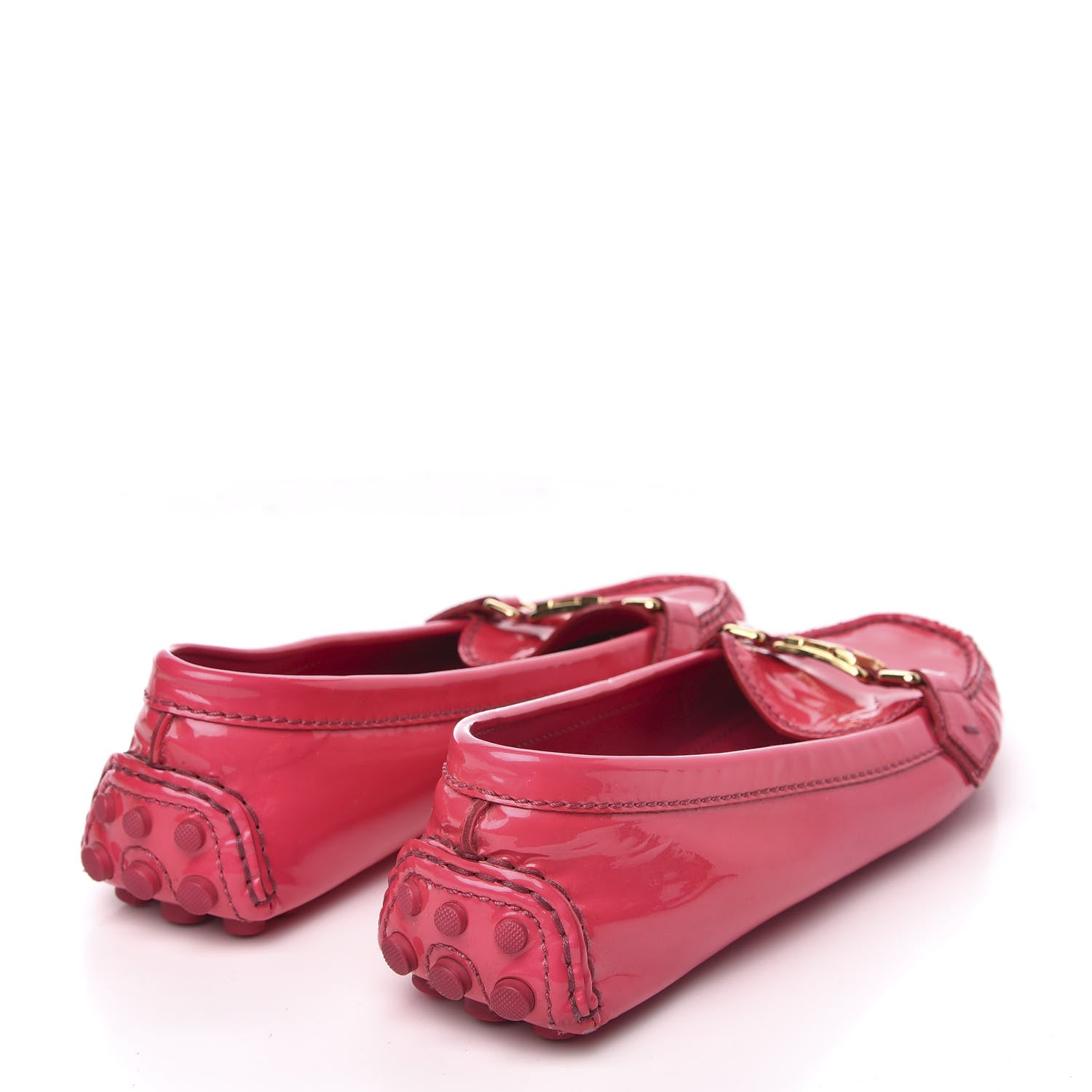 Louis Vuitton Patent Calfskin Oxford Loafers 39.5 Rose Indien 4 of 8