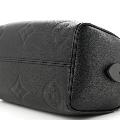 Louis Vuitton Empreinte Monogram Giant Speedy Bandouliere 20 Black 9 of 10