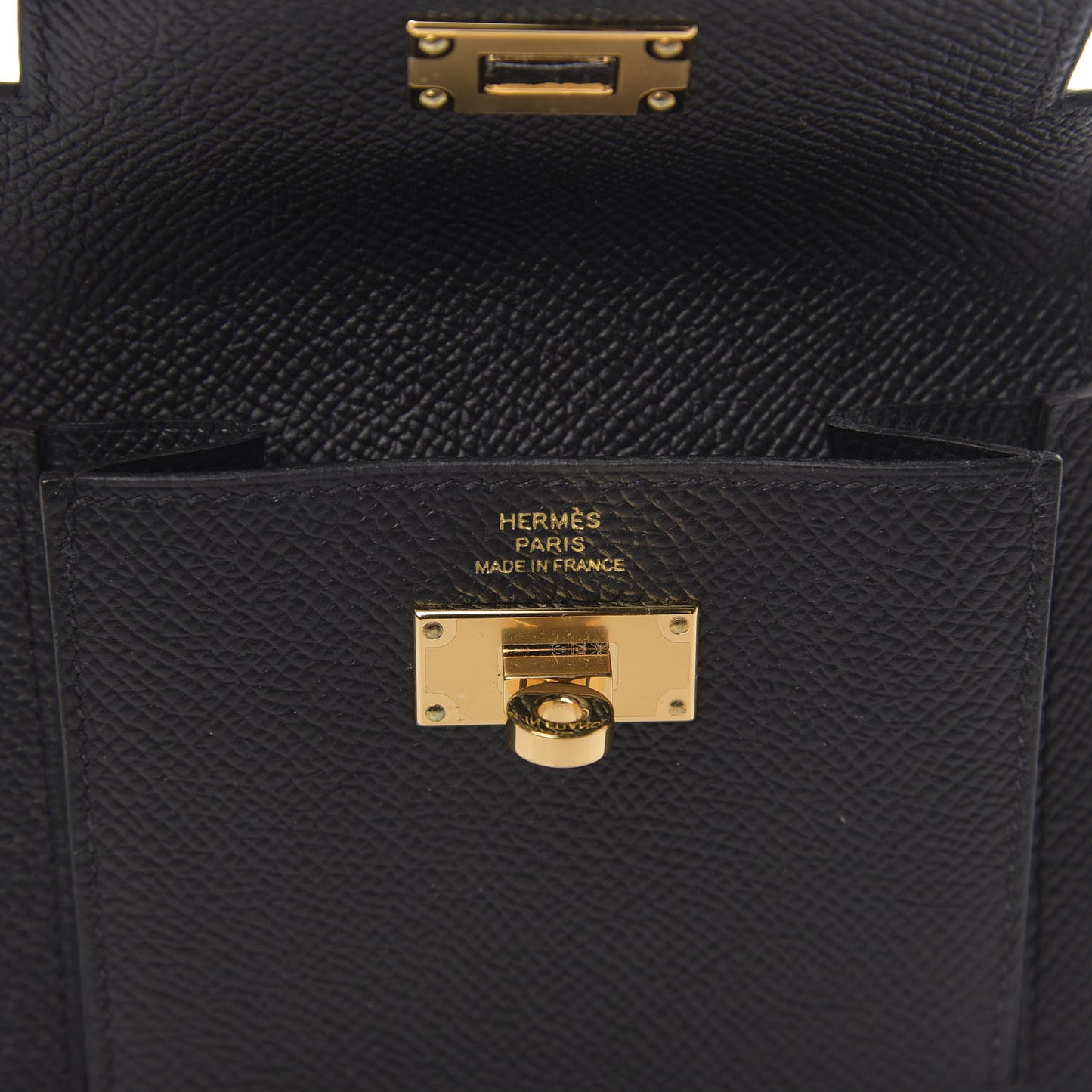 Epsom Kelly Pocket Compact Wallet Black