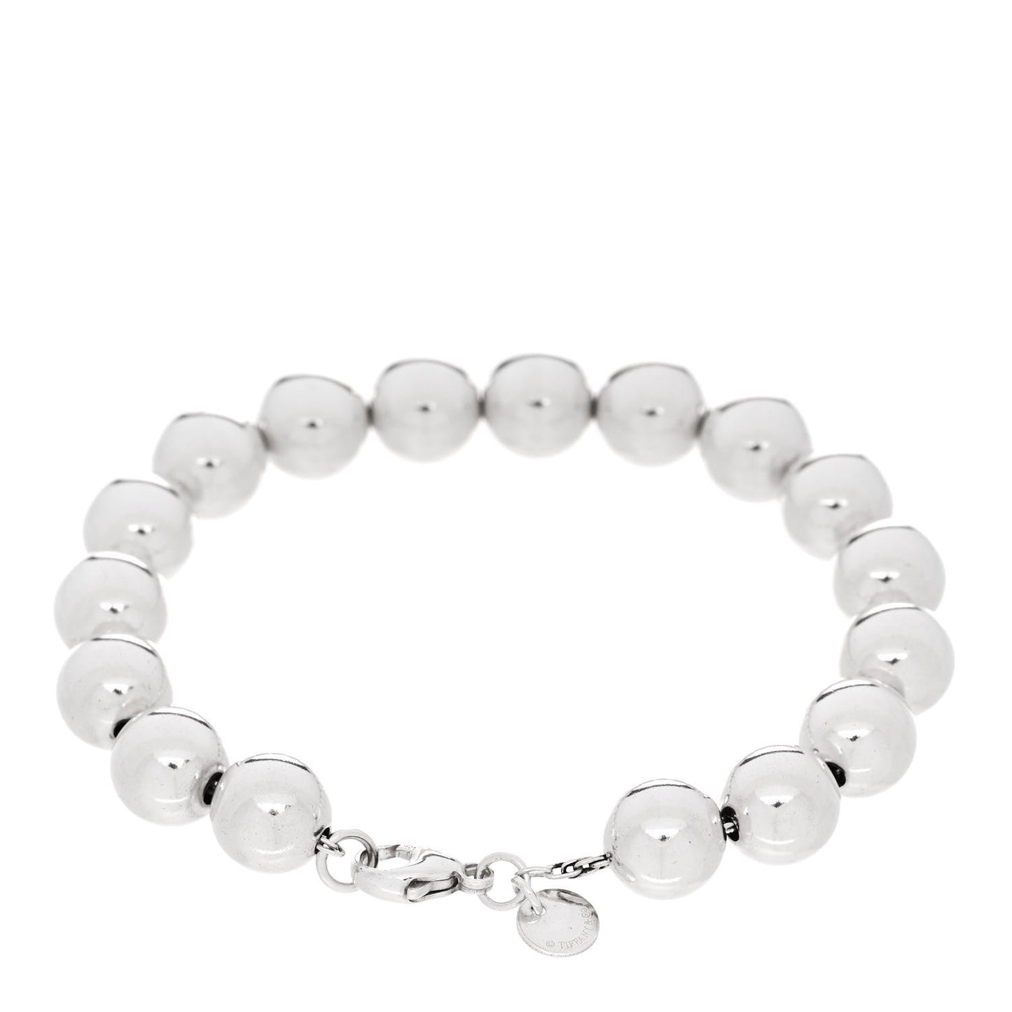 Sterling Silver 10mm Hardwear Ball Bracelet