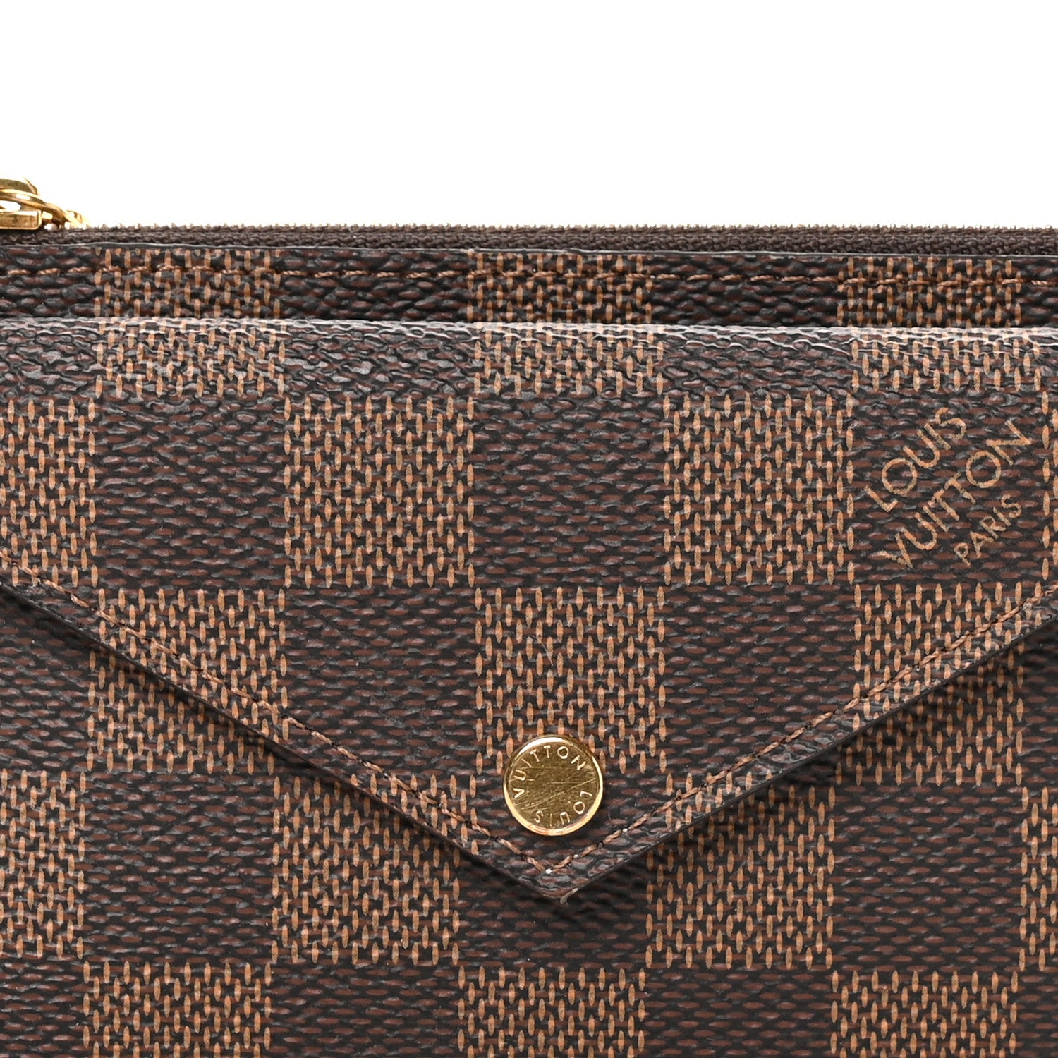 Louis Vuitton Damier Ebene Recto Verso Card Holder Rose Ballerine 8 of 8