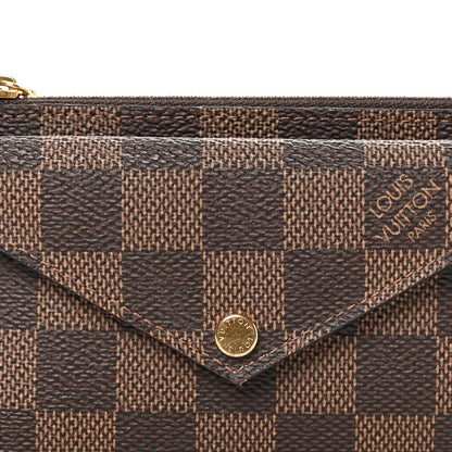 Louis Vuitton Damier Ebene Recto Verso Card Holder Rose Ballerine 8 of 8