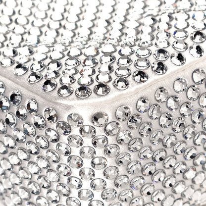 Prada Satin Crystal Mini Re-Edition 2000 Bag White 7 of 12