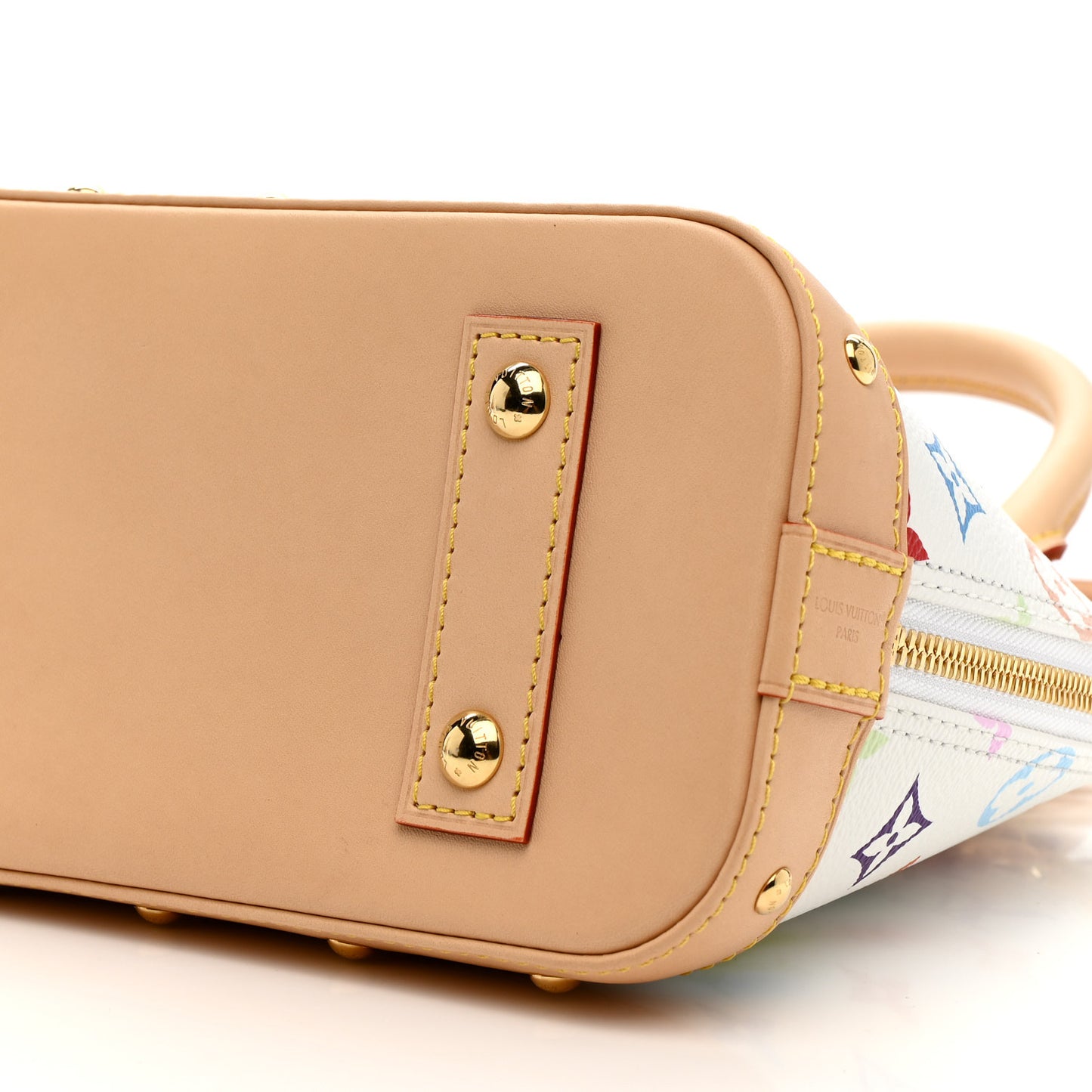 LV x TM Monogram Multicolor Alma BB White