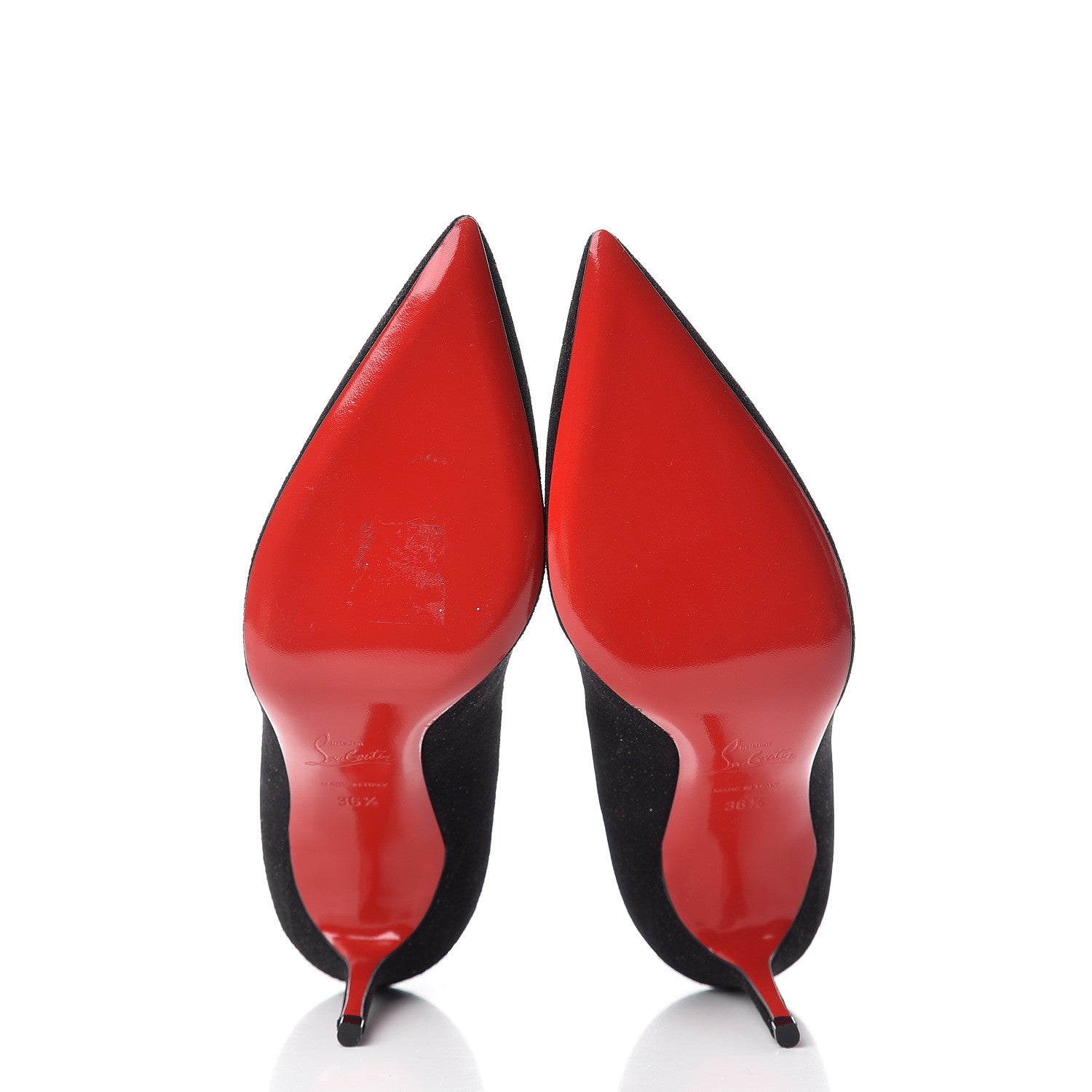 Christian Louboutin Glitter Decoltish 85 Pumps 36.5 Black 6 of 10