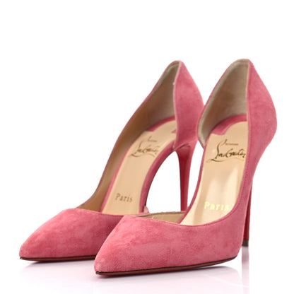Christian Louboutin Veau Velour Iriza 100 Pumps 34 Milady 3 of 9