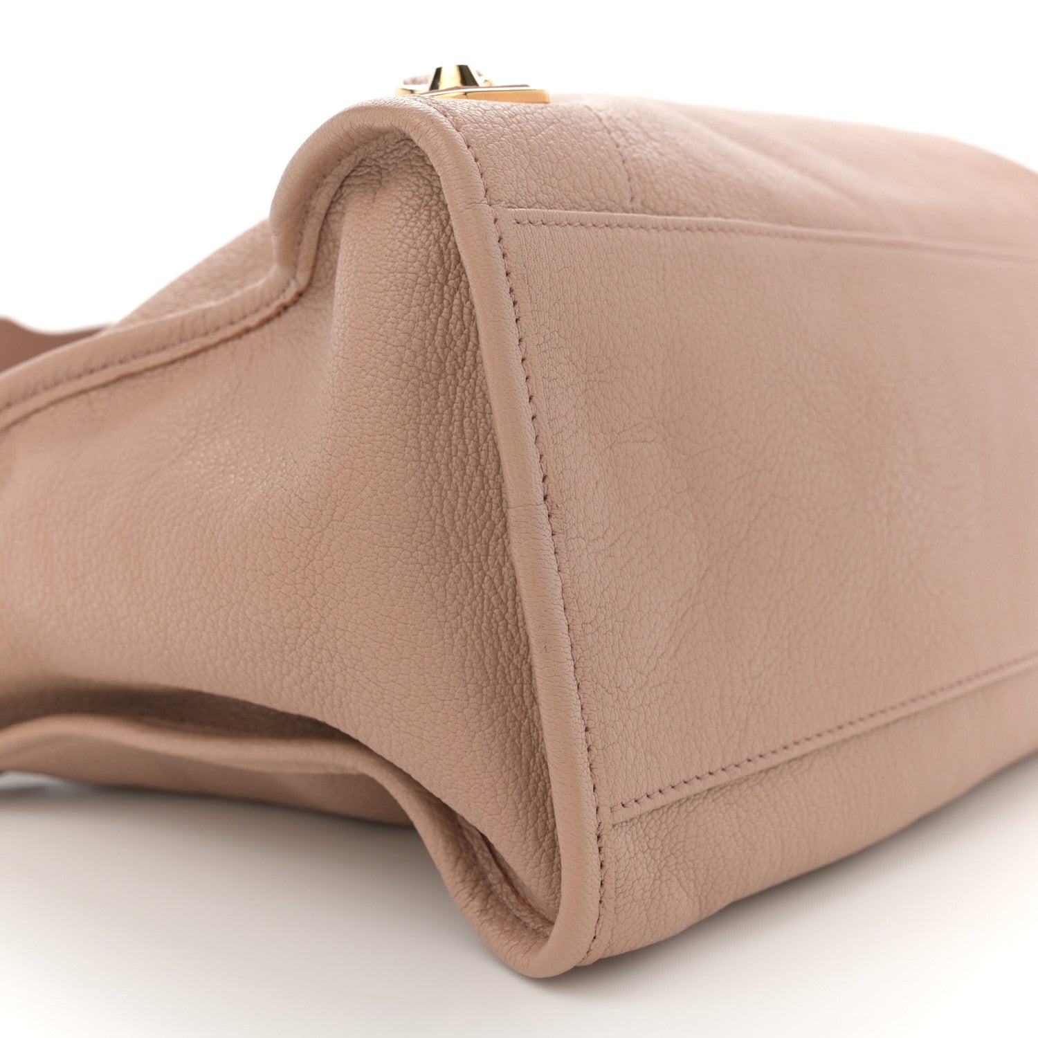 Balenciaga Chevre Gold Metallic Edge Hardware City Rose Des Sables 10 of 13