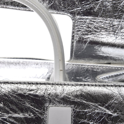 Christian Dior Metallic Calfskin Medium Diorever Flap Silver 8 of 9
