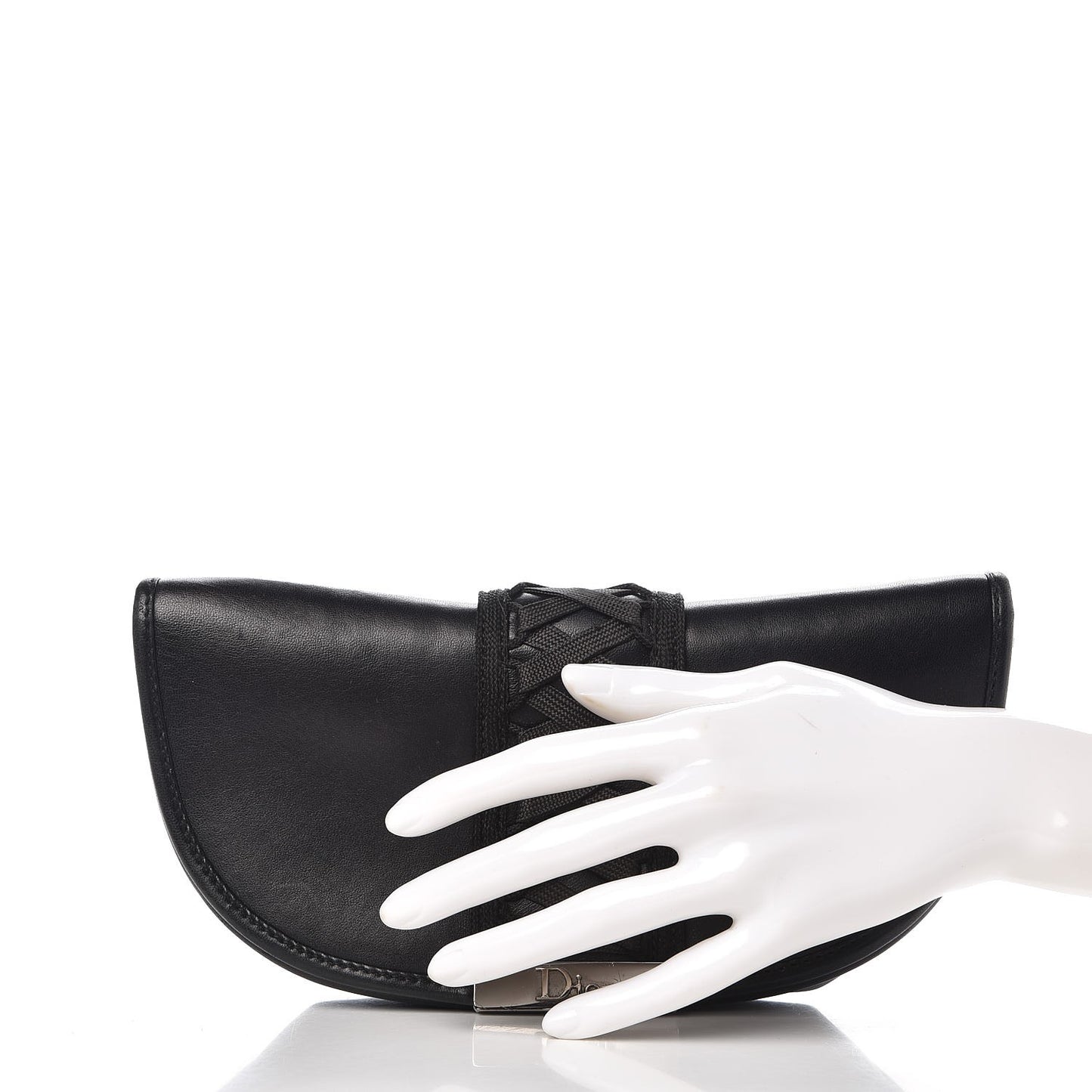 Lambskin Admit It Clutch Black