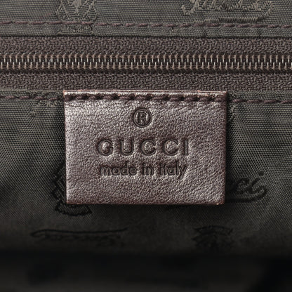 Gucci Crystal Monogram Duchessa Flap Shoulder Bag Dark Brown 6 of 14