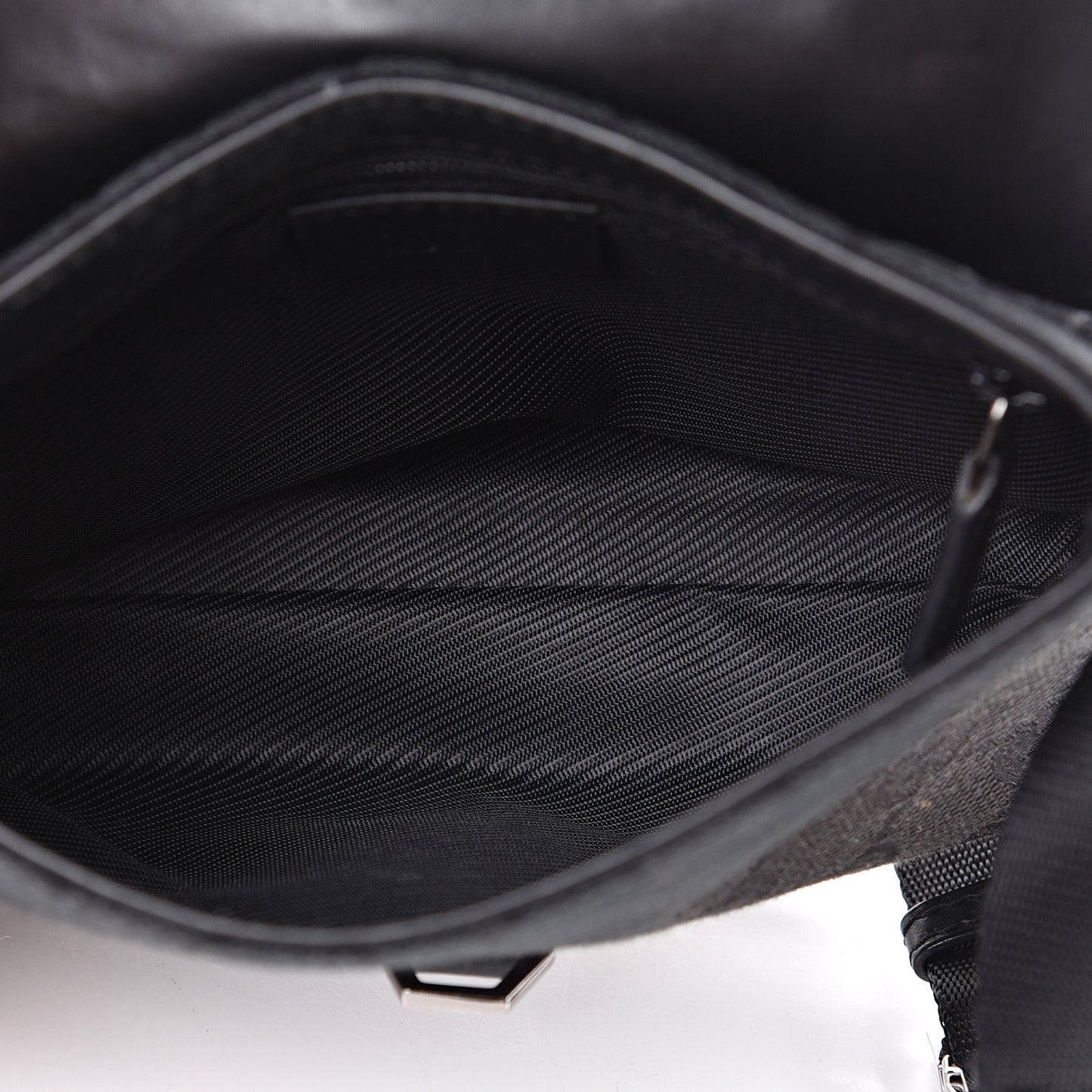 GG Monogram Web Flight Belt Bag Black