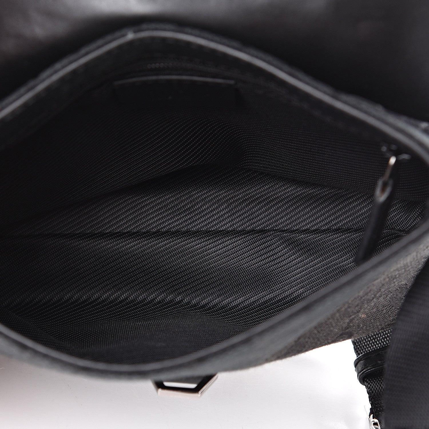 Gucci GG Monogram Web Flight Belt Bag Black 4 of 15
