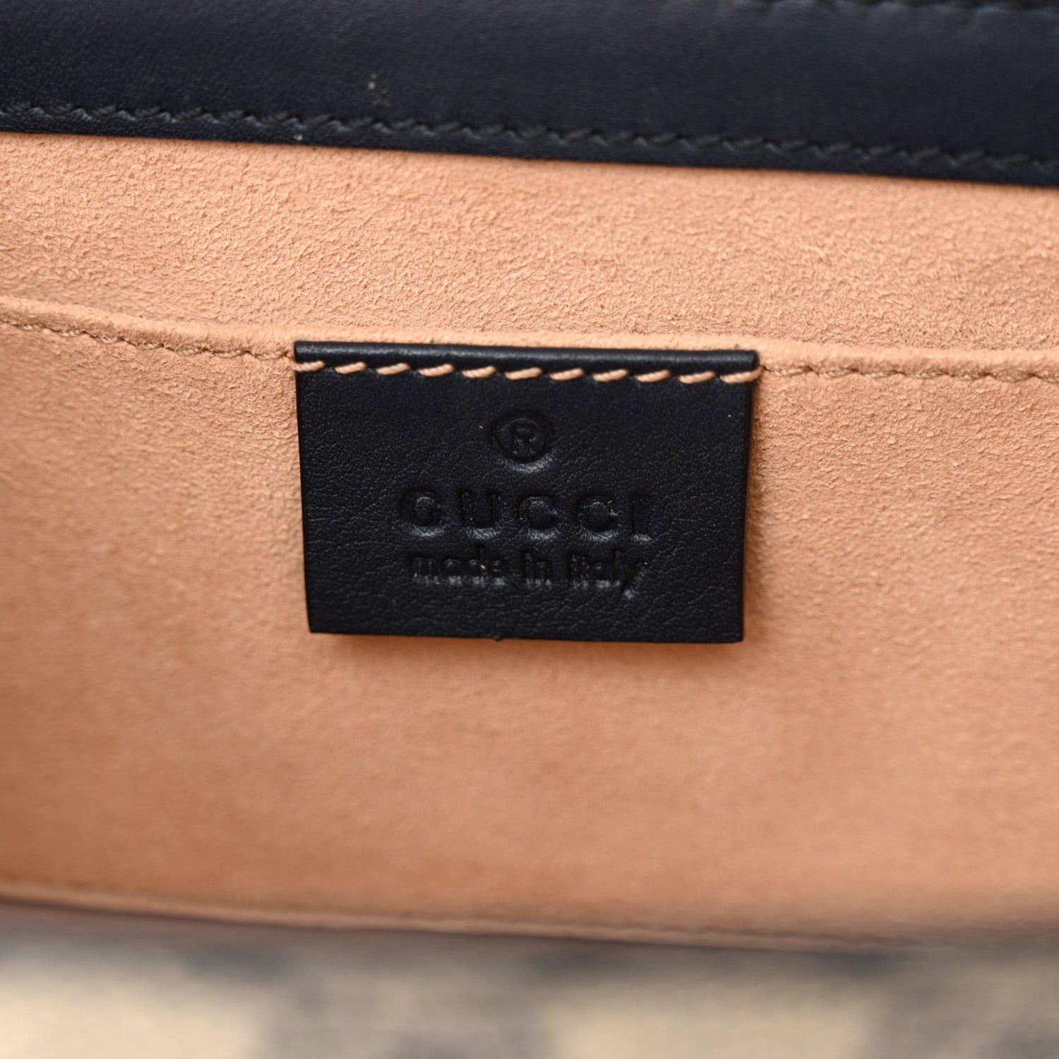 Gucci GG Supreme Monogram Moon Calfskin Small Padlock Shoulder Bag Beige Blue Mystic White Hibiscus Red 6 of 13