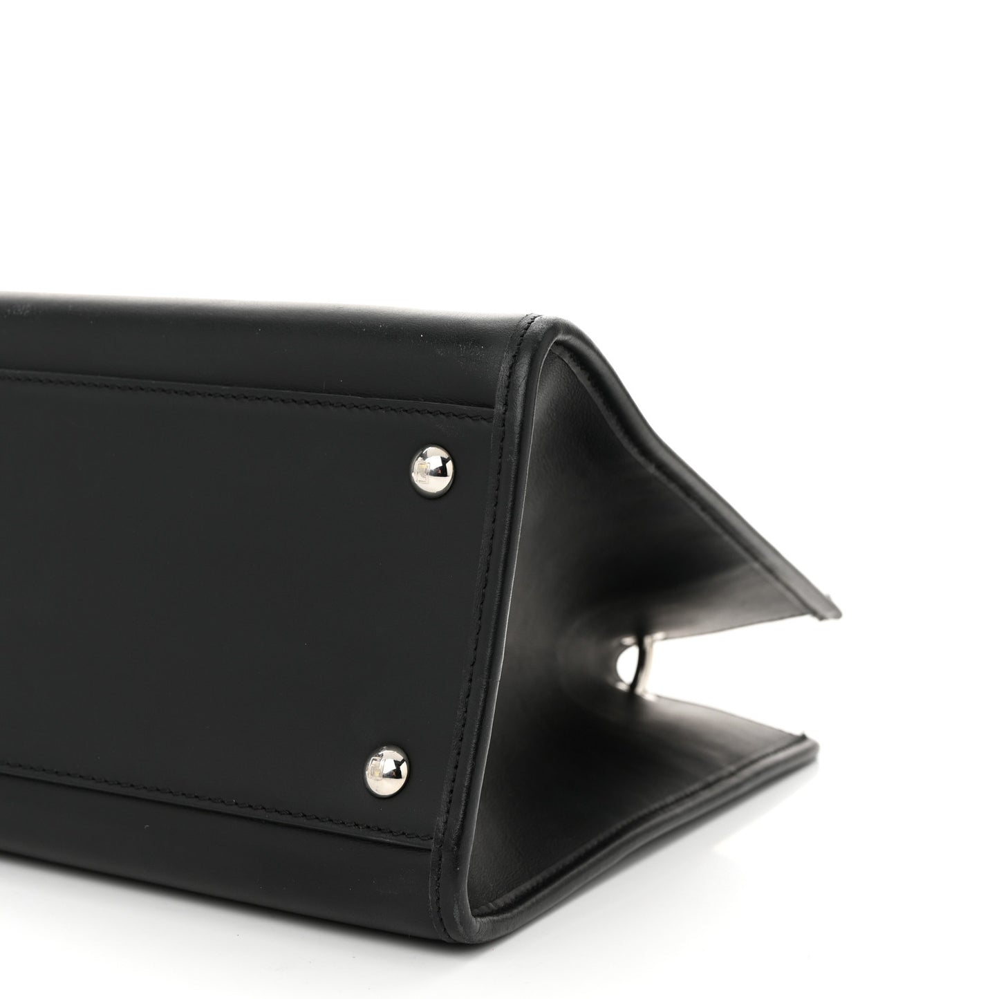 Vitello Century Opaco F is Fendi Regular Runaway Satchel Black