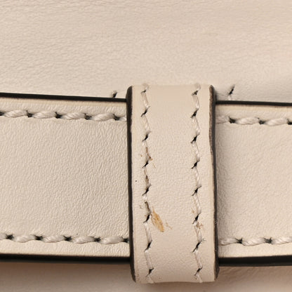 Gucci Calfskin Web Medium Sylvie Top Handle Bag White 12 of 12