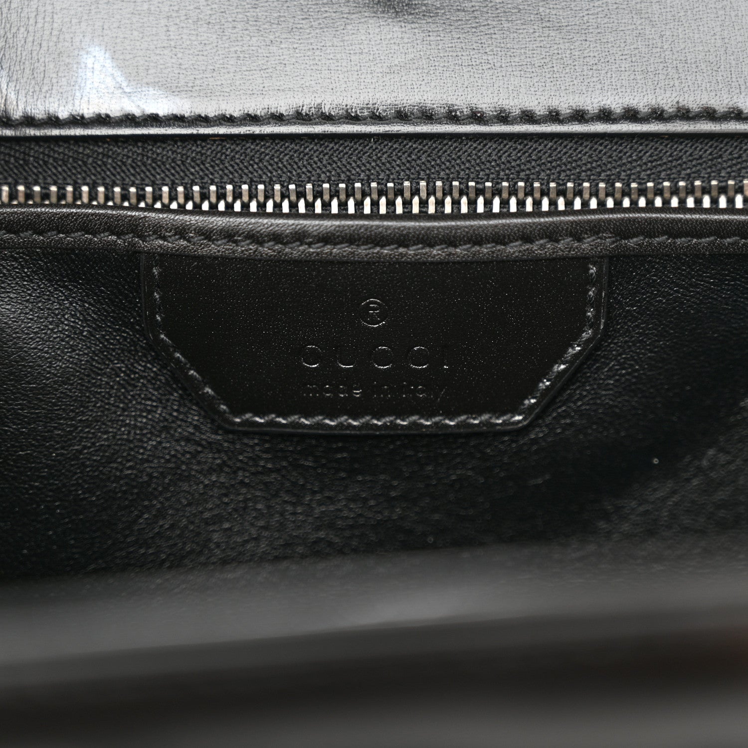 Gucci Boarded Dyana Lux Calfskin Web Monochrome Medium Bamboo 1947 Top Handle Bag Black 6 of 11