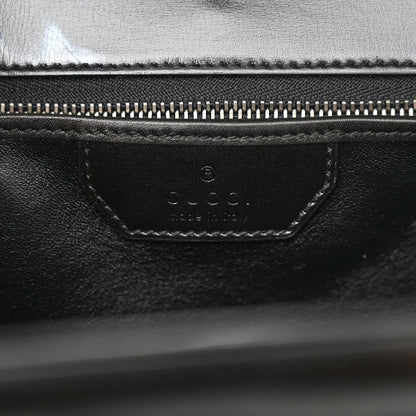 Gucci Boarded Dyana Lux Calfskin Web Monochrome Medium Bamboo 1947 Top Handle Bag Black 6 of 11