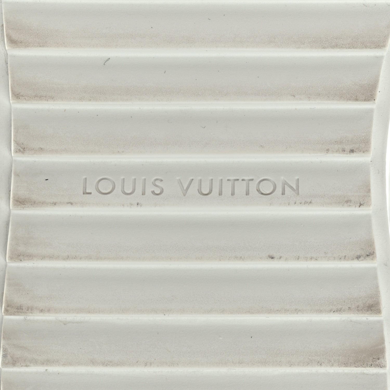 Louis Vuitton Calfskin Monogram Debossed Time Out Sneakers 35.5 White Silver 6 of 10