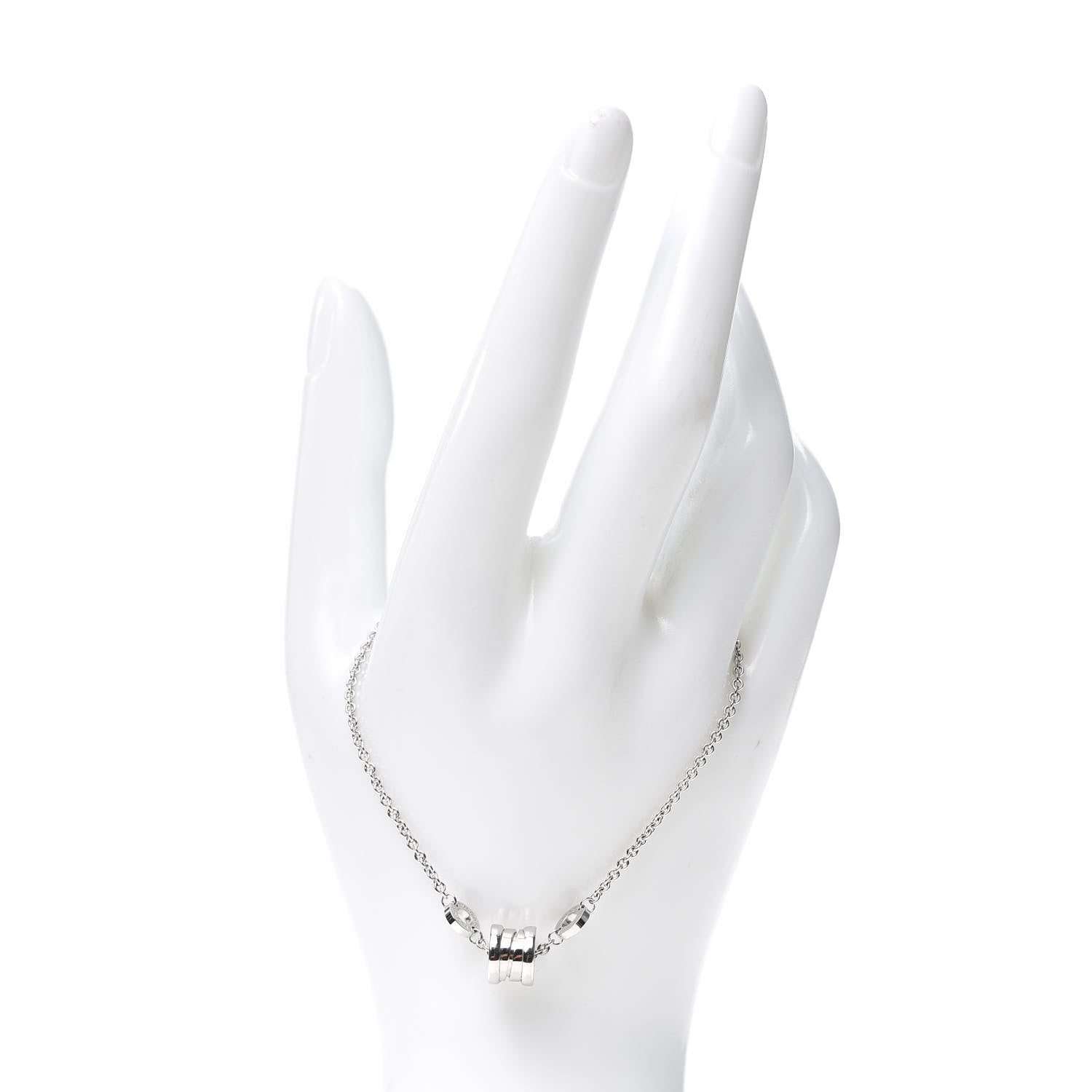 Bulgari 18K White Gold B.Zero1 Bracelet 2 of 7