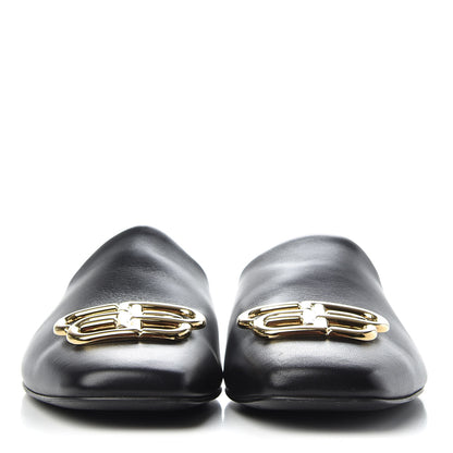 Balenciaga Calfskin BB Mules 35.5 Black 2 of 11