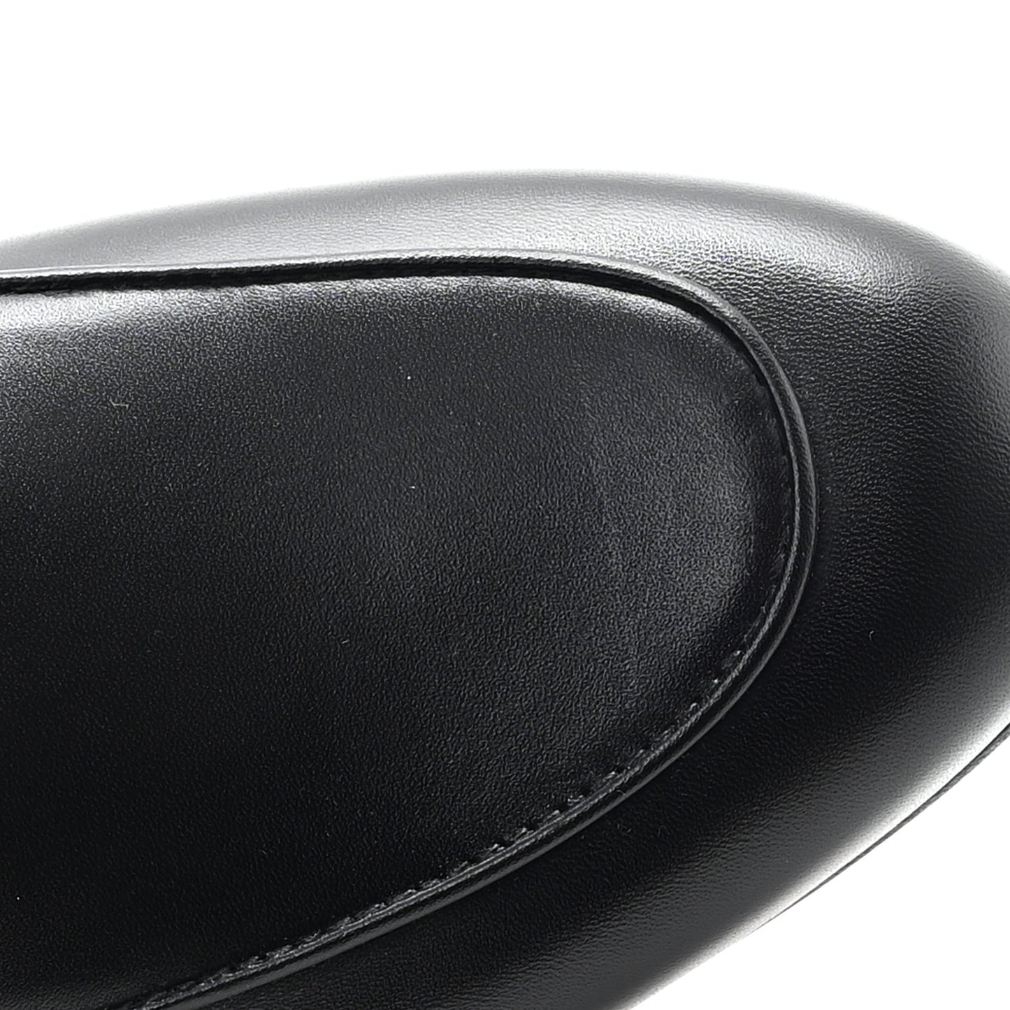 Calfskin Womens Princetown Slippers 39 Black