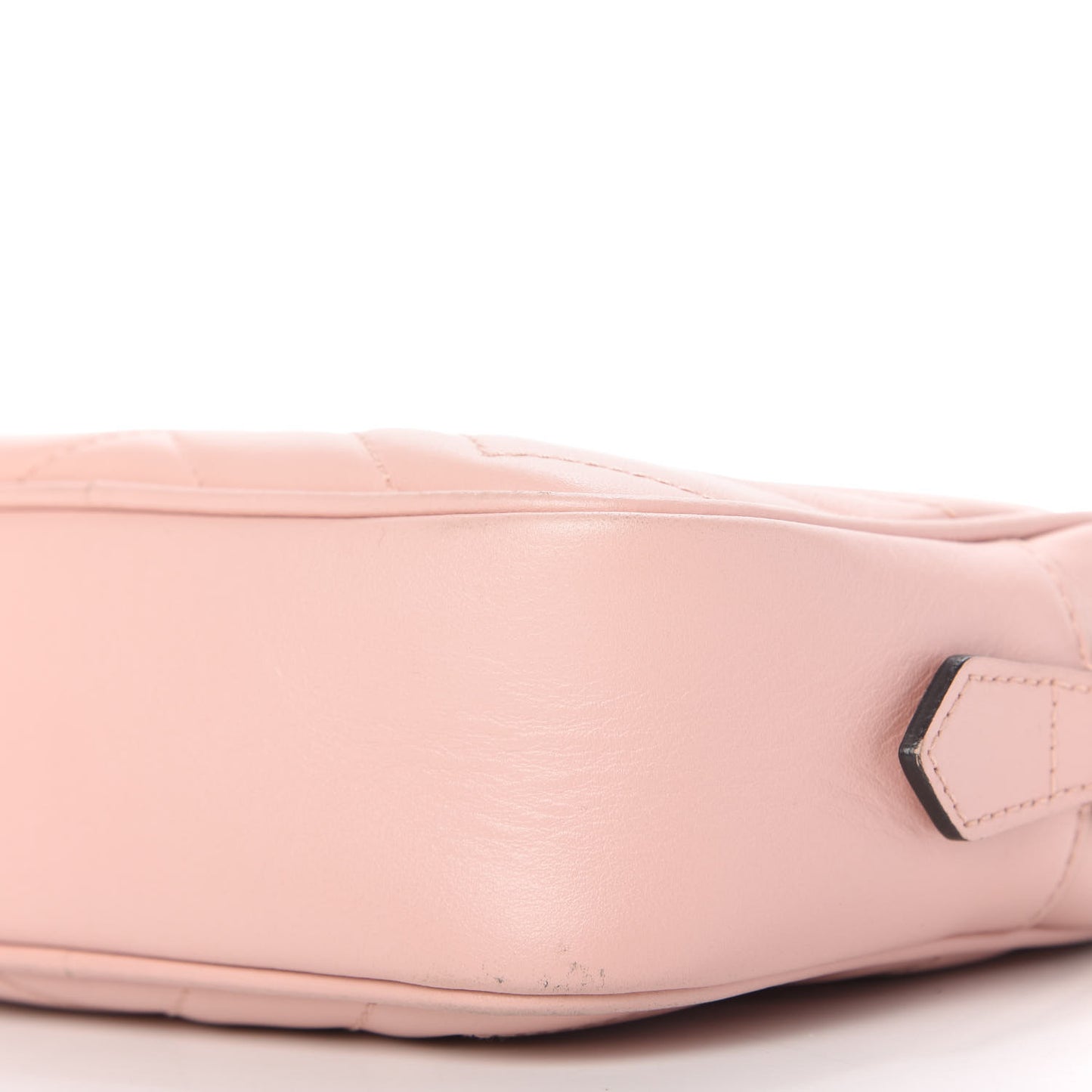 Calfskin Matelasse Mini GG Marmont Chain Shoulder Bag Perfect Pink