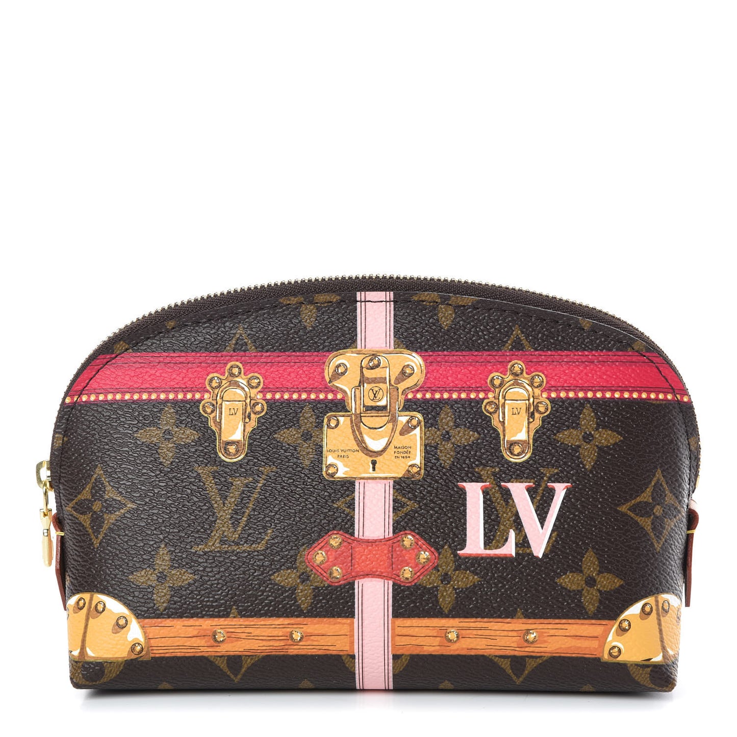 Monogram Summer Trunks Cosmetic Pouch PM
