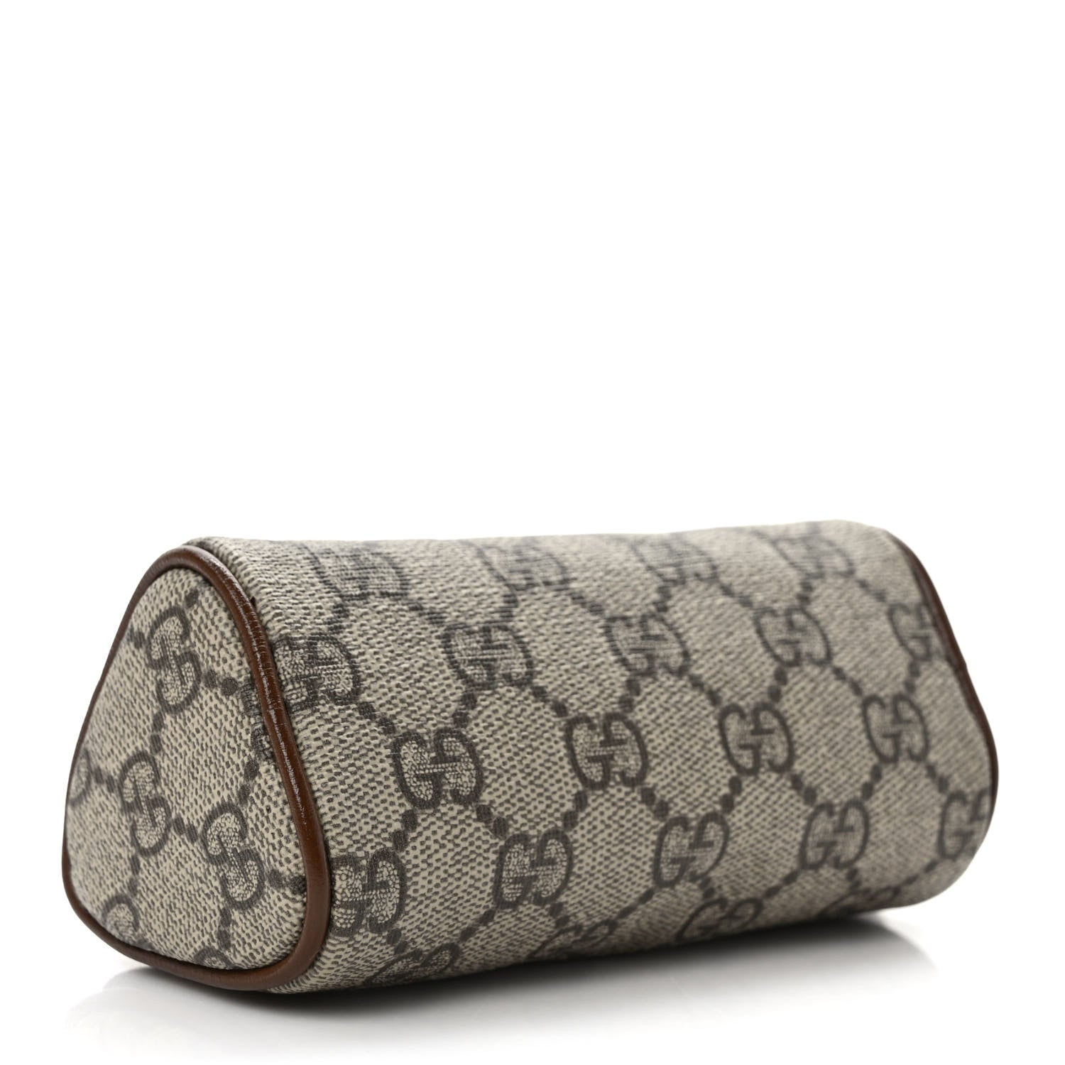 Gucci GG Supreme Monogram Azalea Calfskin Mini Retro Interlocking G Charm Bag Beige Ebony Brown Sugar 4 of 8