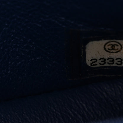 Chanel Lambskin Quilted Medium Double Flap Blue 17 of 37